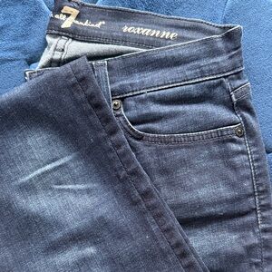 7 For All Mankind women’s Dark Blue Skinny Jeans